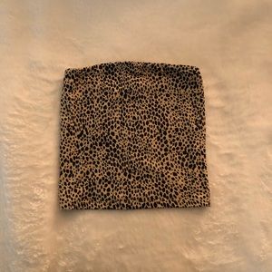 American Eagle Leopard Print Tube Top